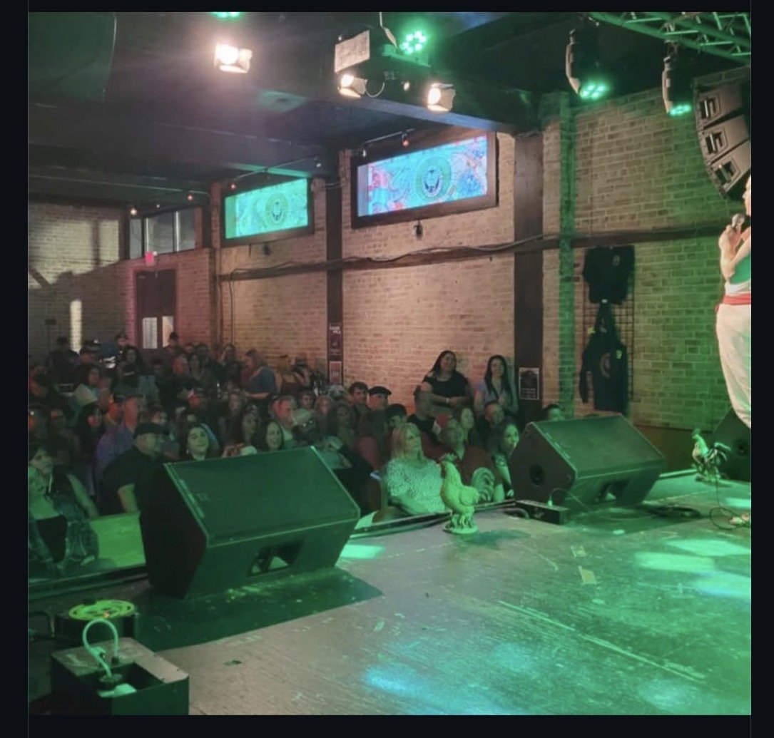 Comedy show crowd